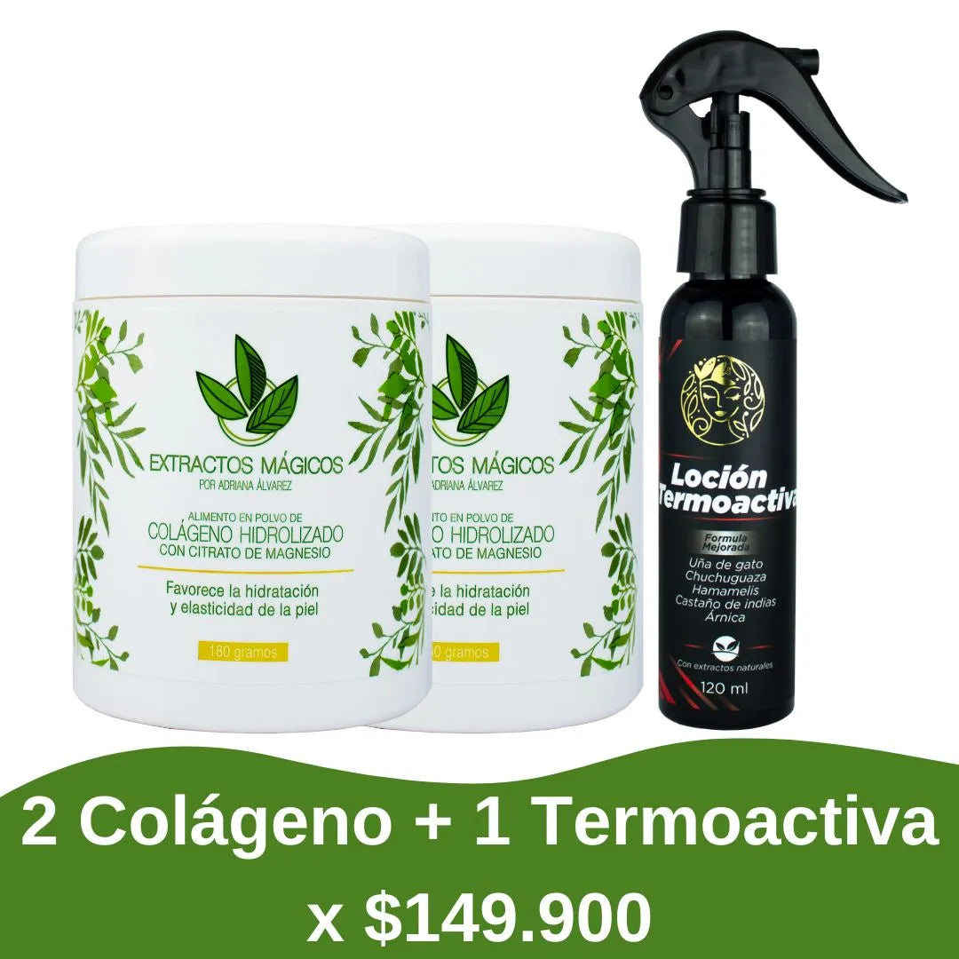 Colágeno Con Magnesio + Loción Termoactiva